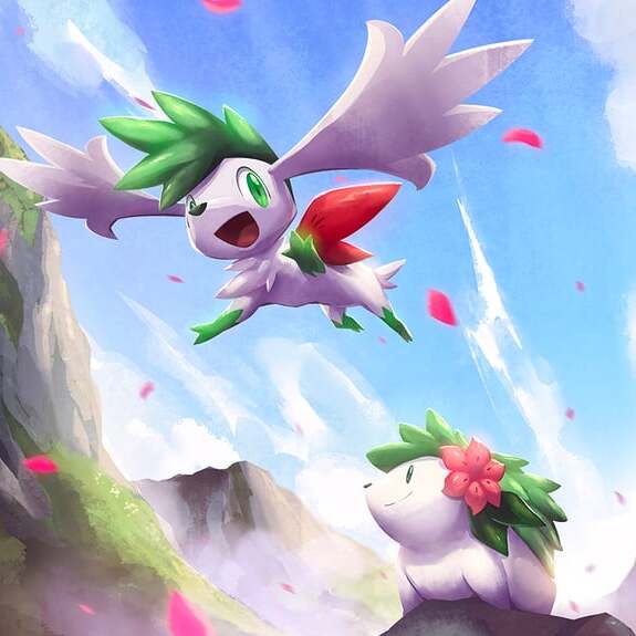 Shaymins art by kelvin trainerk